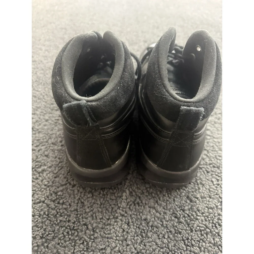 Men's Nike US Men's 13 Manoa Leather Black/Black-Black (HF7095 001) EXCELLENT!